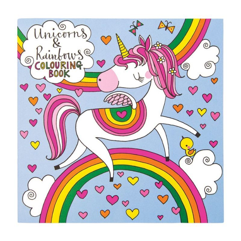 Rachel Ellen Designs Unicorns & Rainbows Colouring Book